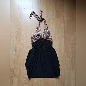 Halter mini dress size small